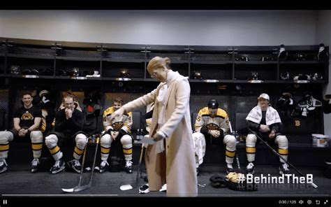 With Trademark Inspiration, Celine Dion Reads Bruins 